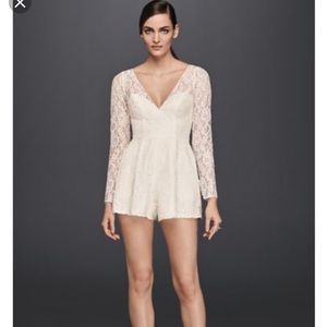 NWT Bridal Romper